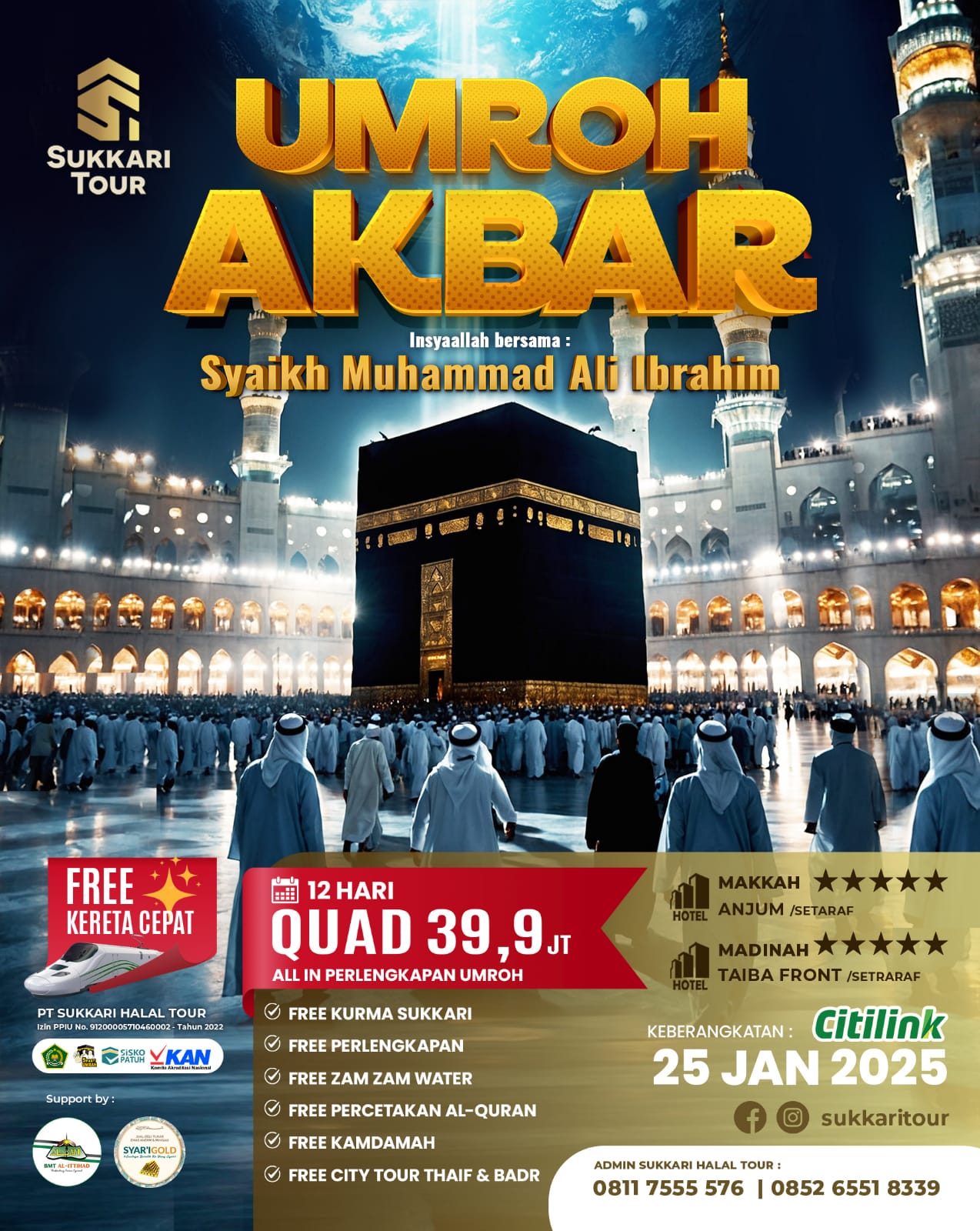 Umrah Akbar Awal Tahun (VIP)